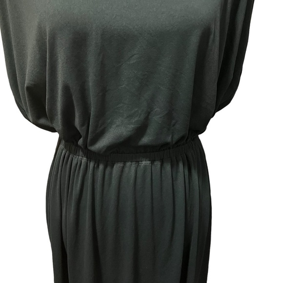 Susana Monaco Tulip Open Back Elastic Waist Nylon and Spandex Dress in Green XS - Picture 3 of 14